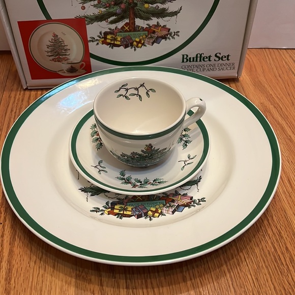 Spode Christmas Tree Buffet Set - Picture 6 of 6